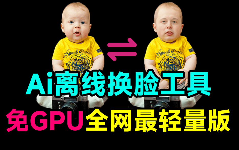 【分享】无需GPU！本地Ai离线换脸工具，轻量版一键AI换脸第3张插图